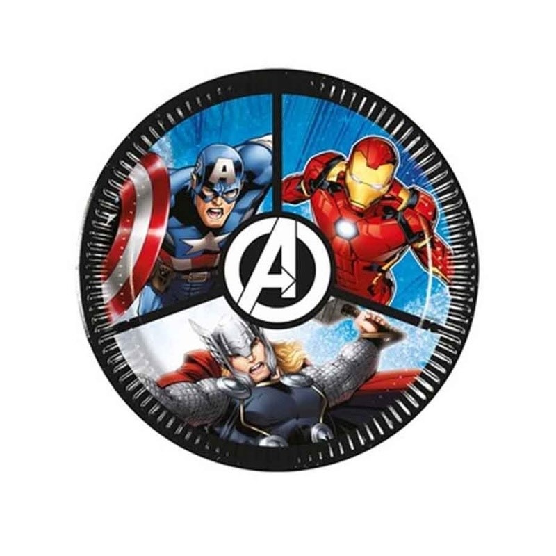 Avengers piatti piccoli pz8 evergreen