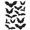 decoro parete pipistrelli adesivi