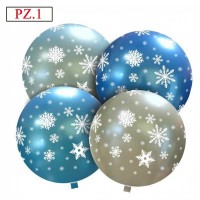 fiocchi di neve palloncino 32 pollici assortiti