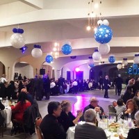 esempio allestimento fiocchi di neve palloncino 32 pollici