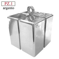 peseta box argento per palloncini ad elio