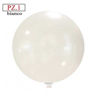 pallone cm. 60 bianco pastello