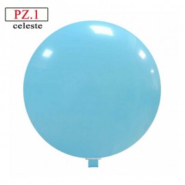 pallone cm. 60 celeste pastello