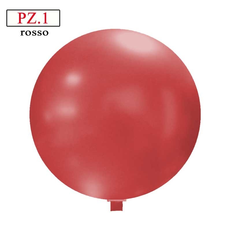 Pallone  cm. 60 rosso metallizzato