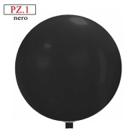 Pallone  cm. 81 nero rotondo pastello