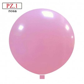 Pallone  cm. 81 rosa rotondo pastello