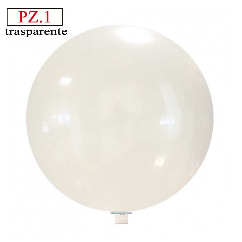Pallone  cm. 81 trasparente rotondo pastello