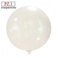 Pallone  cm. 81 trasparente rotondo pastello