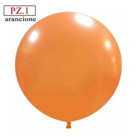 pallone cm.81 arancione metallizzato