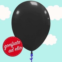 palloncino nero pastello ad elio
