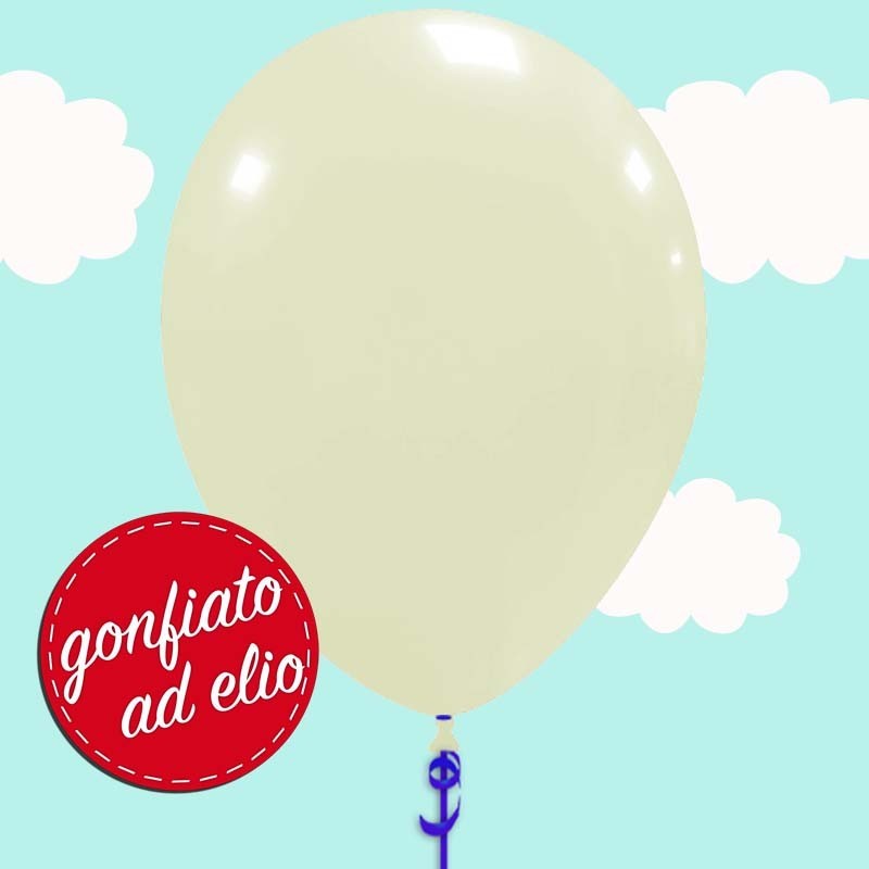 palloncino avorio pastello ad elio