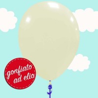 palloncino avorio pastello ad elio