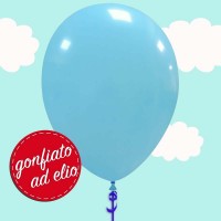 palloncino celeste pastello ad elio