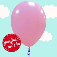 palloncino rosa pastello ad elio